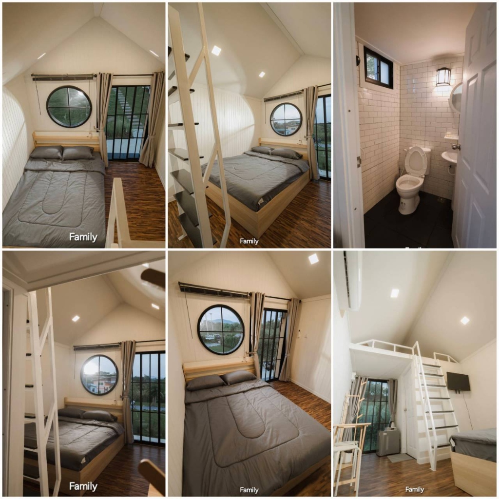 ภายในห้อง Family — พร้อมชั้นลอย